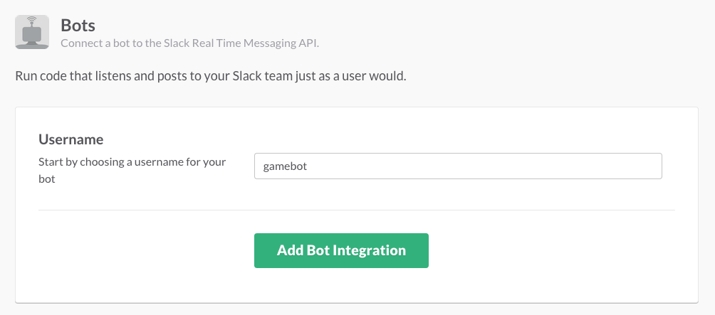 slack bot api