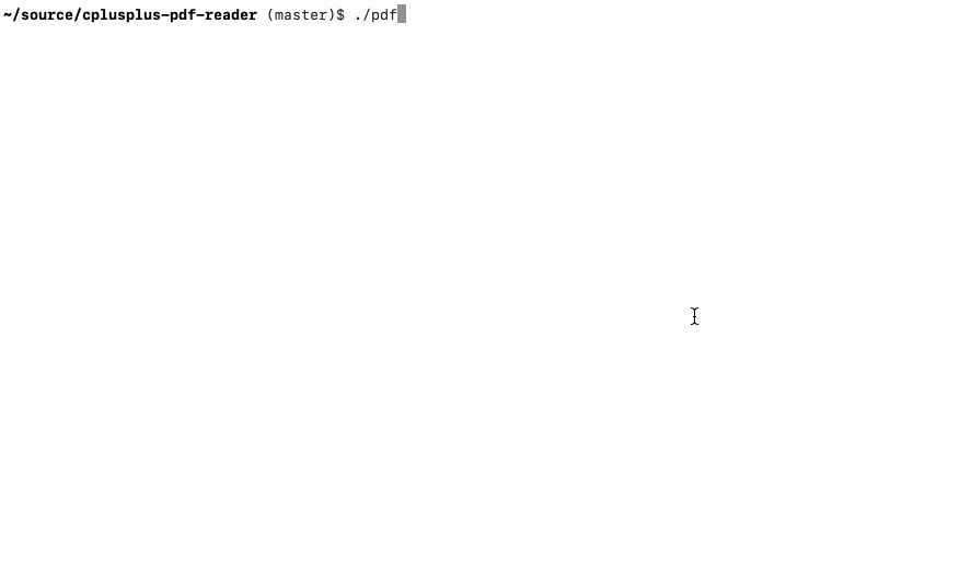 The restored PDF reader converting a sample document to text